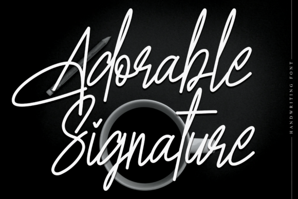 Adorable Signature: A Font That Elevates Your Editorial Design