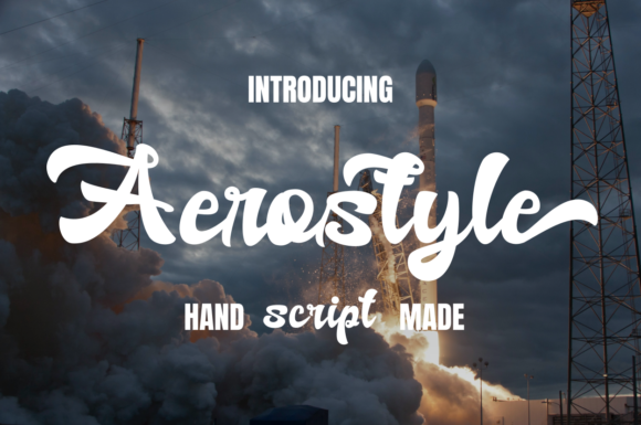 Aerostyle: A Handwritten Font for Editorial Design