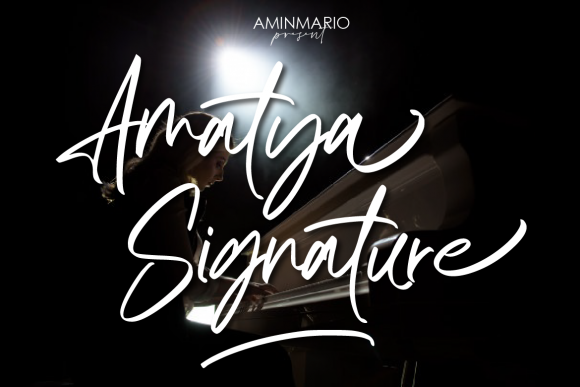 Amatya Signature Font for Handmade Creations