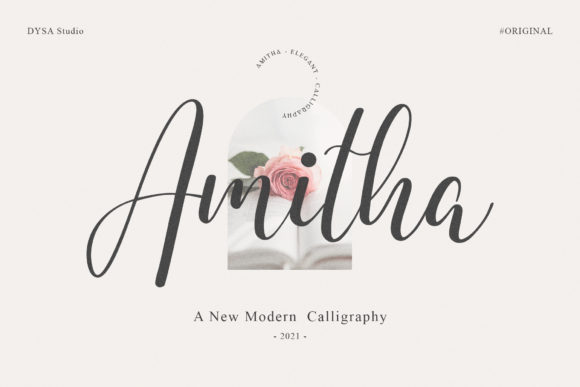 Amitha: A Handwritten Font for Modern Web Design