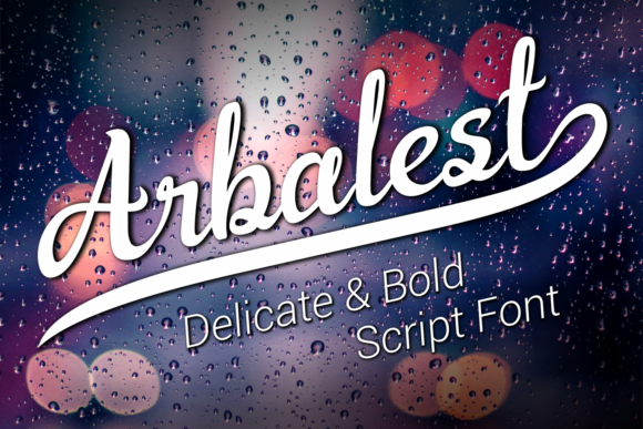 Arbalest: A Handwritten Font for Editorial Elegance