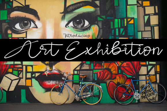 Art Exhibition Font for Web Design Projects