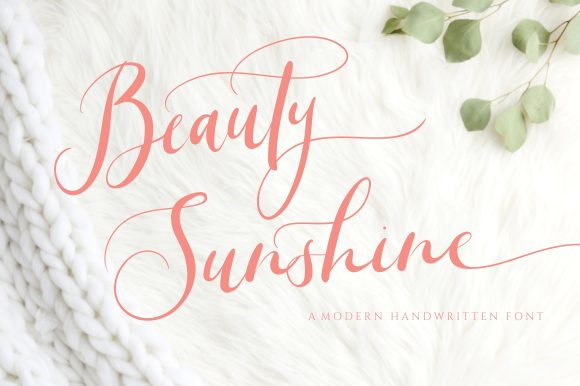 Beauty Sunshine Font Review for Real-World Design