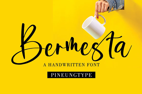 Bermesta Handwritten Font for Creative Projects