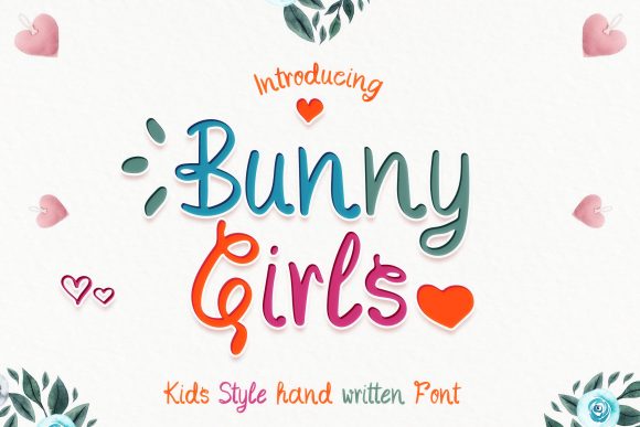 Bunny Girls Font: A Joyful Touch for Digital Designs