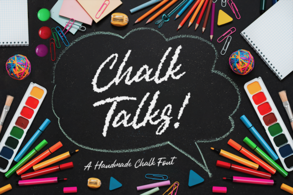 Chalk Talks Font for Handmade Creations