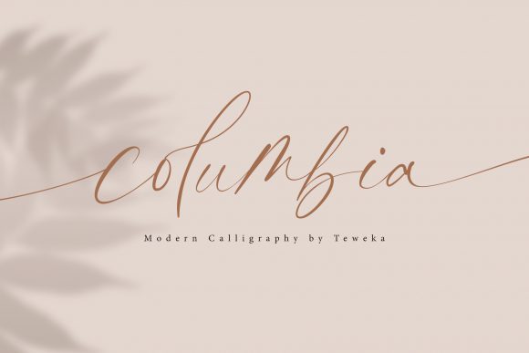 Columbia Handwritten Font for Craft Creations