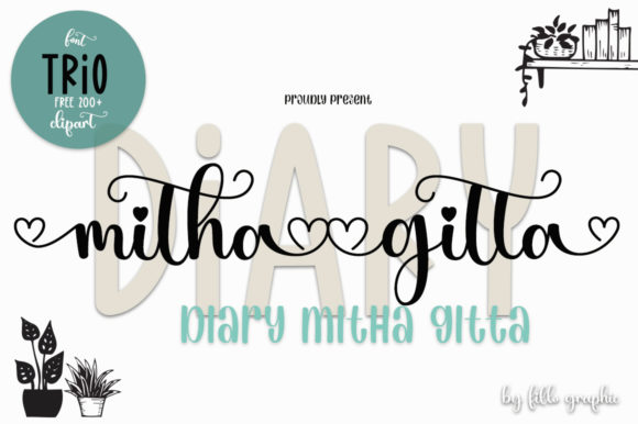 Diary Mithagitta: A Handwritten Font for Modern Web Design