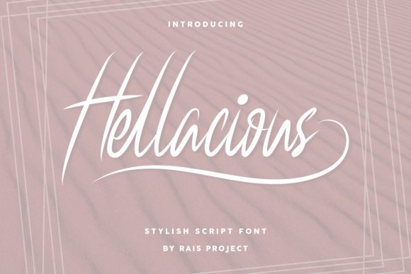 Hellacious: A Delicate Script Font for Digital Branding