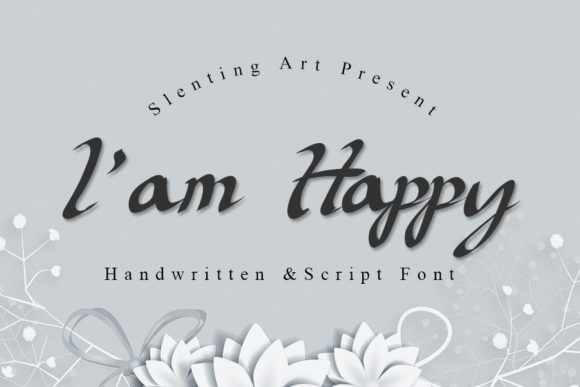 How Iam Happy Elevates Campaign Design with a Dazzling Script Font