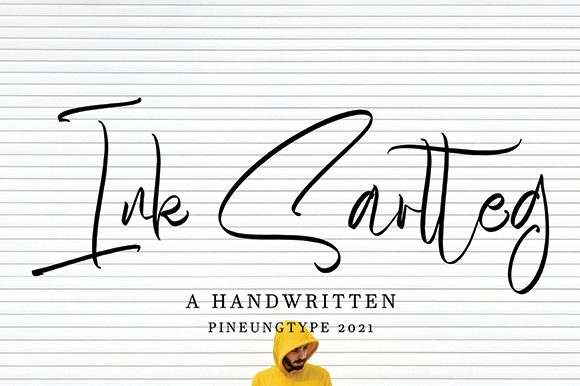 Ink Sartteg: A Handwritten Font for Thoughtful Design
