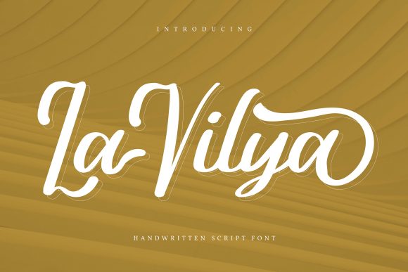 La Vilya: A Handwritten Font for Modern Web Design