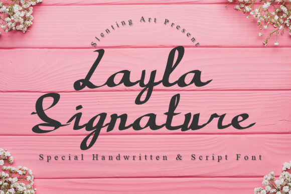 Layla Signature: A Dazzling Script Font for Digital Branding