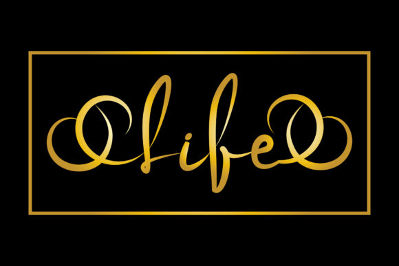 Life Font for Web Design