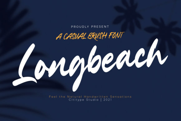 Longbeach: A Modern Script Font for Web Design