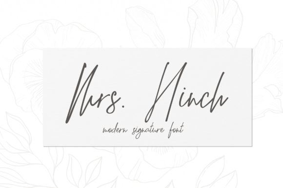 Mrs. Hinch Font for Modern Marketing and Design