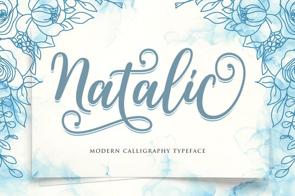 Natalic Font for Handmade Creations