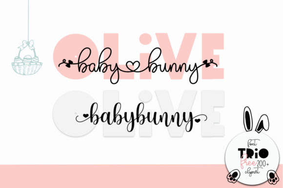 Olive Babybunny Script Font Review