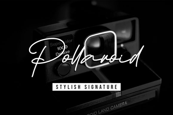 Pollaroid Script Font for Editorial Design