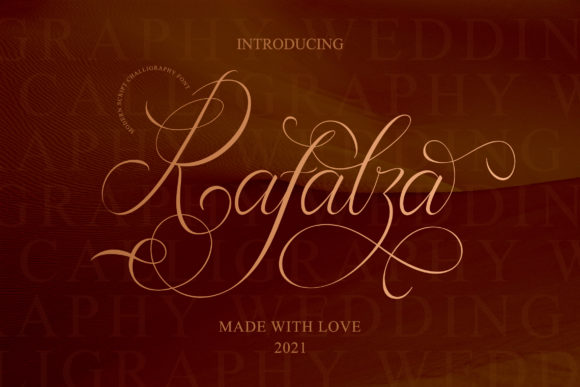 Rafalza: A Luxurious Handwritten Font for Branding