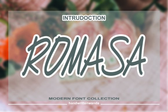 Romasa: A Casual Handwritten Font for Modern Branding