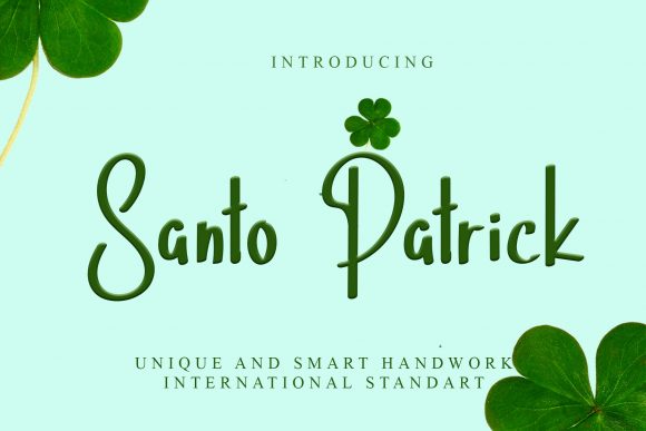 Santo Patrick: A Whimsical Font for Stronger Campaigns