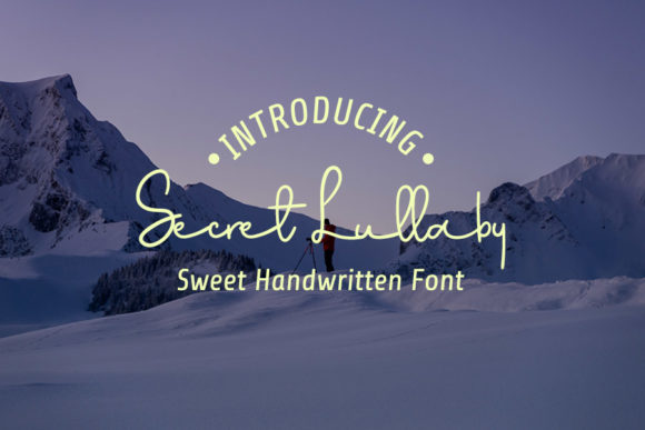 Secret Lullaby Font for Modern Marketing