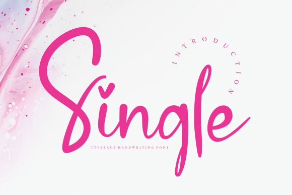 Single Script Font for Handmade and Commercial Projects