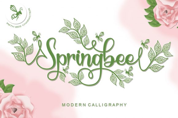 Springbee: A Script Font for Creative Projects