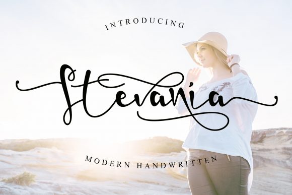 Stevania: A Handwritten Font for Modern Web Design