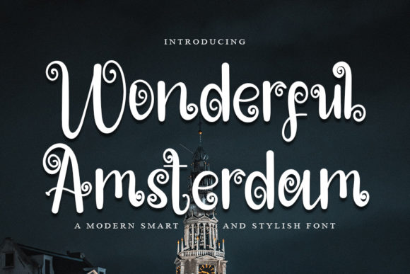 Wonderful Amsterdam Font for Modern Branding
